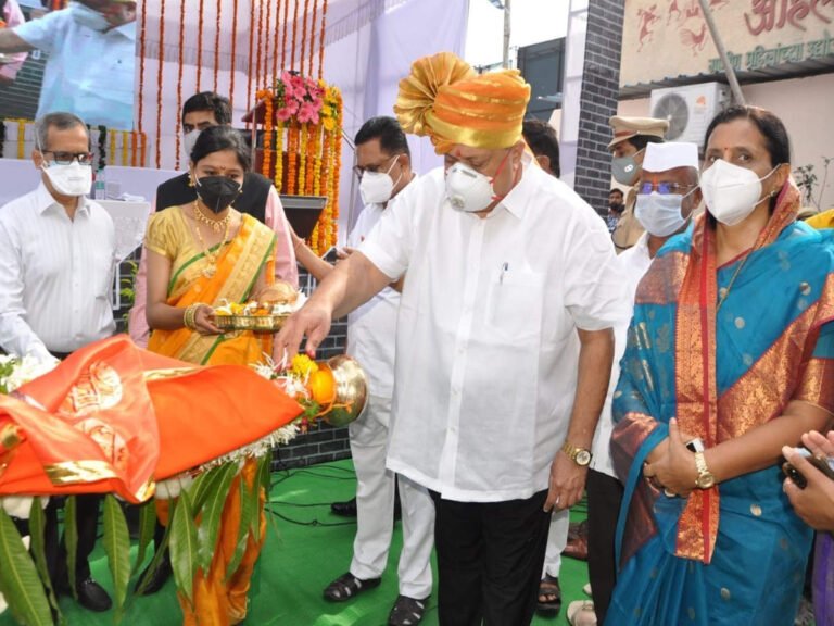 पहिल्या शिवस्वराज्य दिनाचा प्रारंभ अहमदनगरमधून, मुश्रीफ यांनी उभारली शिवशक राजदंड स्वराज्य गुढी