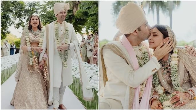 Parineeti Chopra raghav chadha wedding pics out viral on social media dvy